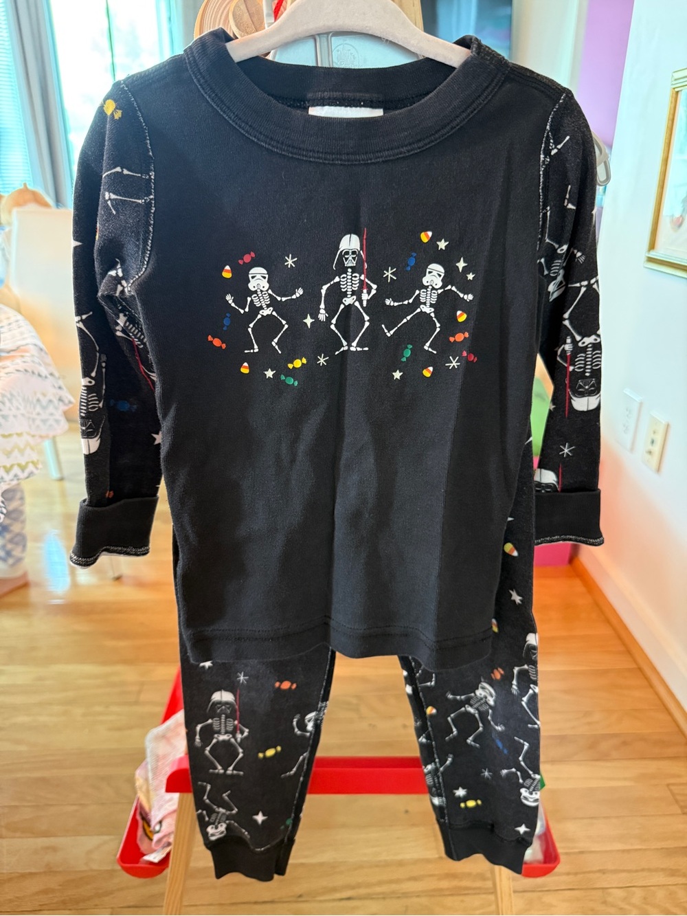 90cm Size 3 Hanna Andersson Star Wars Halloween Long Sleeve Pajama Set